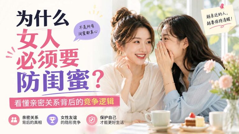 （20114期）付费文章：为什么女人必须要防闺蜜？看懂亲密关系背后的竞争逻辑