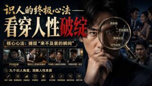 （20300期）付费文章：识人的终极心法——看穿人性破绽