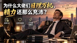 （20244期）付费文章：为什么大佬们日理万机，精力还那么充沛？