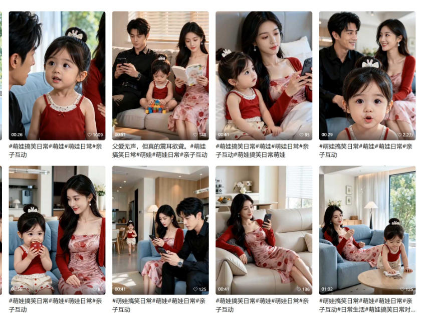1小时学会AI亲子搞笑短剧制作:爆款账号拆解+剧情脚本+人物互动+拍摄剪辑,跑通涨粉带货完整链路 1小时学会AI亲子搞笑短剧制作:爆款账号拆解+剧情脚本+人物互动+拍摄剪辑,跑通涨粉带货完整链路